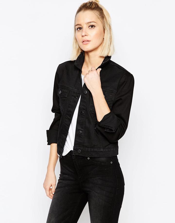 Cheap Monday Vital Denim Jacket - Black