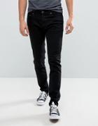 Hollister Super Skinny Stretch Jeans In Black - Black