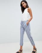 French Connection Stripe Pants-blue