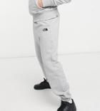 The North Face Oversized Sweatpants In Gray Exclusive To Asos-grey