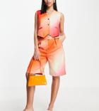Annorlunda Ombre Shorts In Orange And Pink - Part Of A Set-multi