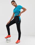 Puma Soccer Pants In Black And Blue - Black