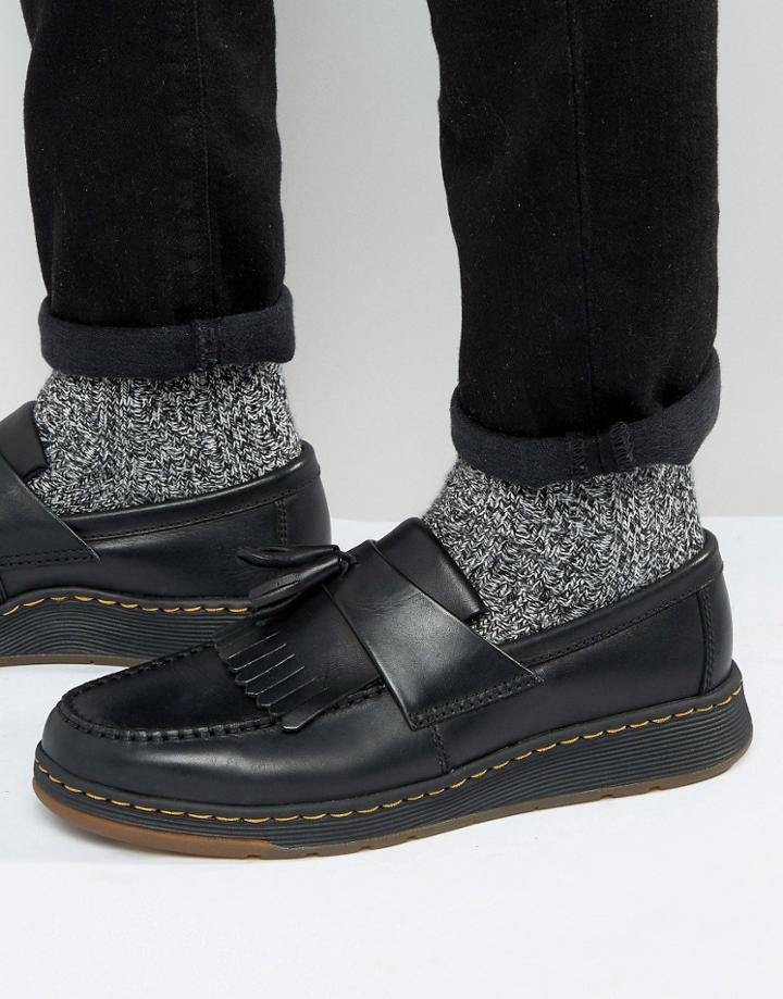Dr Martens Lite Edison Black Temperley Tassel Loafers - Black