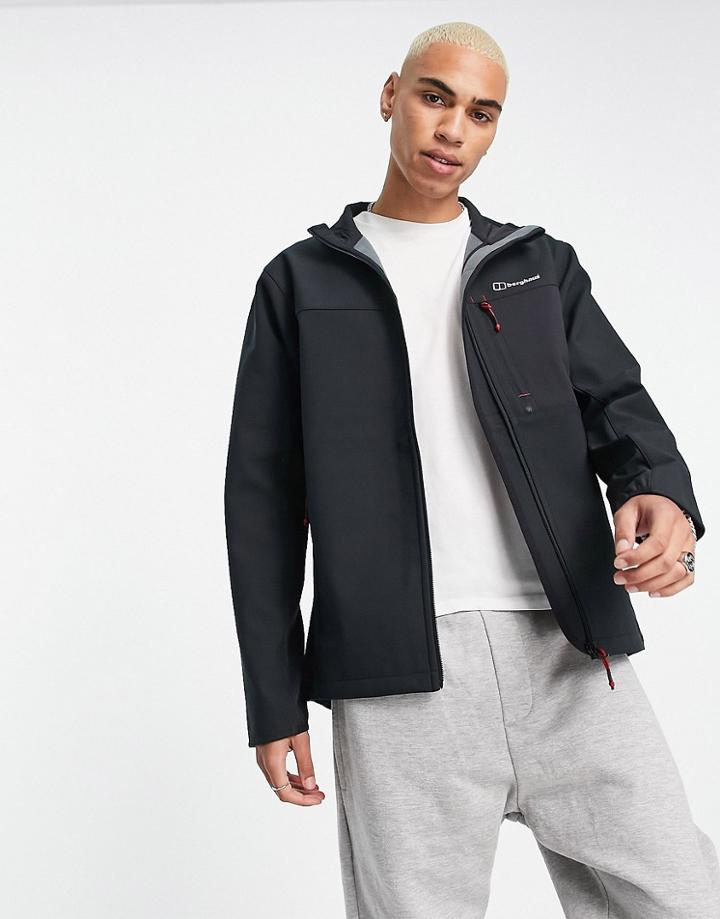 Berghaus Ghlas Softshell Jacket In Black