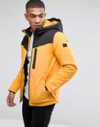 Jack & Jones Core Padded Jacket With Hood - Yellow