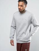 Adidas Originals Trf Series Crewneck Sweatshirt In Gray Bk5895 - Gray