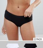 New Look Maternity 2 Pack Super Soft Shorts - Black