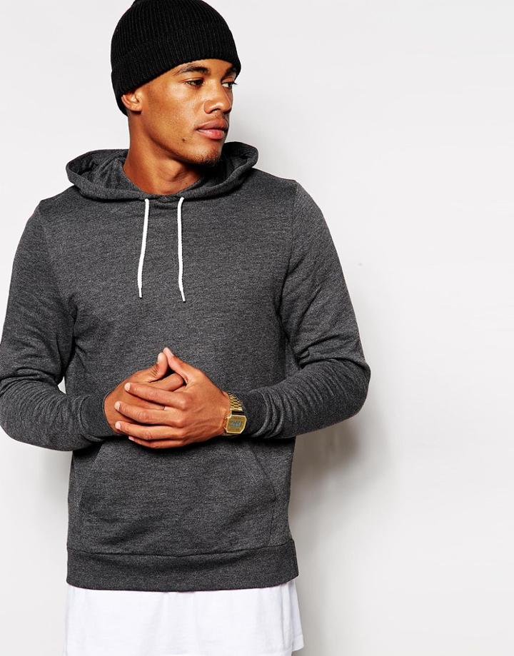 Asos Hoodie - Charcoal Marl