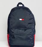 Tommy Hilfiger Retro Logo Backpack Exclusive To Asos In Navy - Navy
