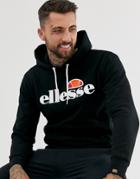 Ellesse Gottero Hoodie With Classic Logo In Black - Black