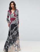 Forever Unique Printed Maxi Dress - Multi