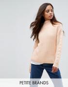 Vero Moda Petite Side Stitch Sweater - Cream