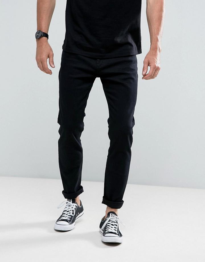 Rollas Stinger Jeans Jet Black Wash - Black