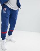 New Era Nfl New York Giants Track Joggers In Blue - Blue