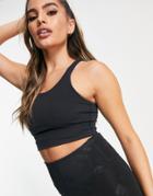 Nike Yoga Luxe Crop Top In Black