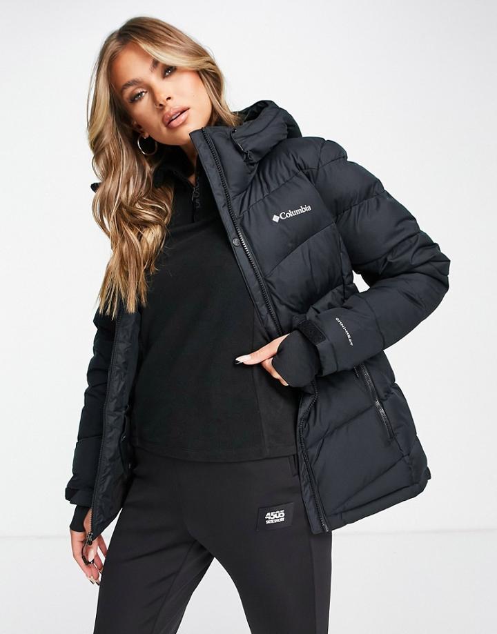 Columbia Abbotts Peak Insulated Ski Jacket In Black