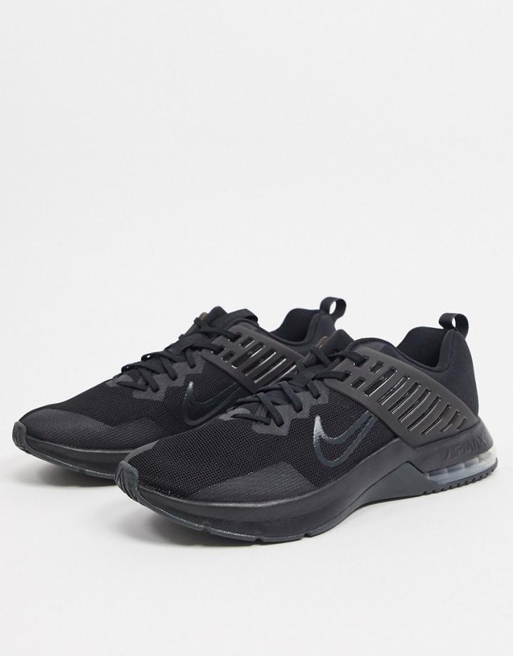 Nike Training Air Max Alpha Sneakers In Triple Black