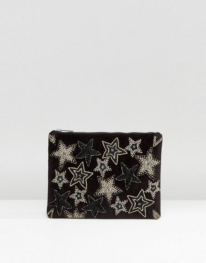 New Look Star Clutch Bag - Copper