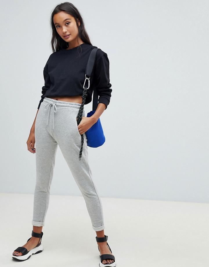 Pull & Bear Sweatpants - Gray