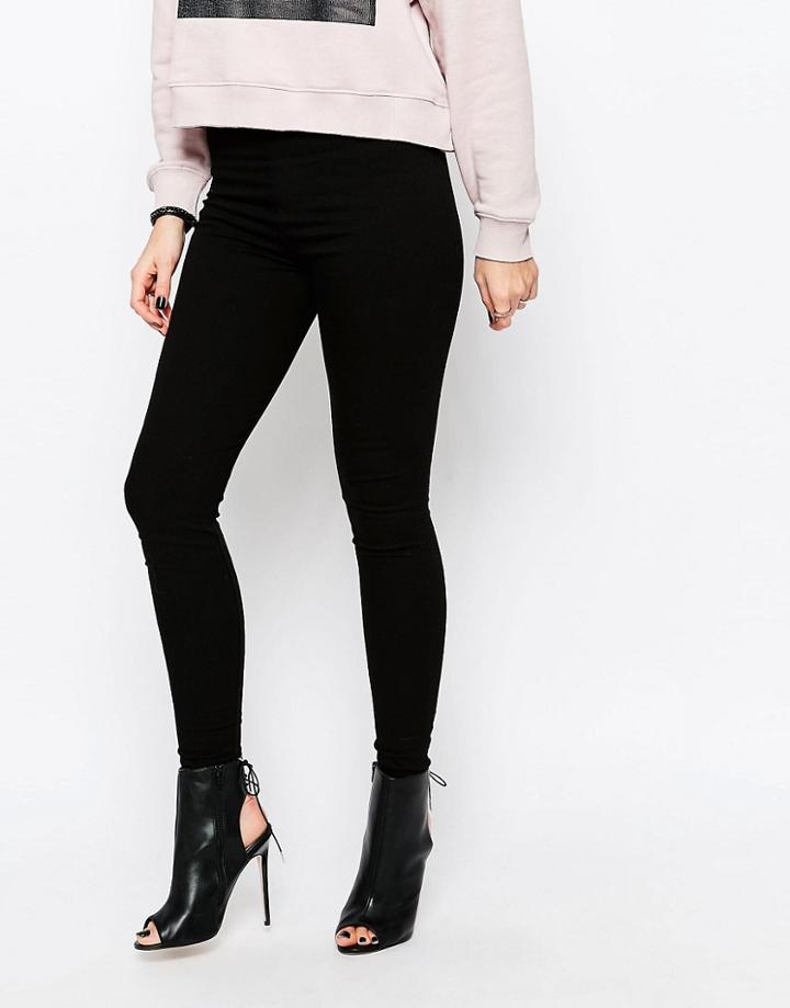 Cheap Monday High Spray Skinny Jean - Clean Black