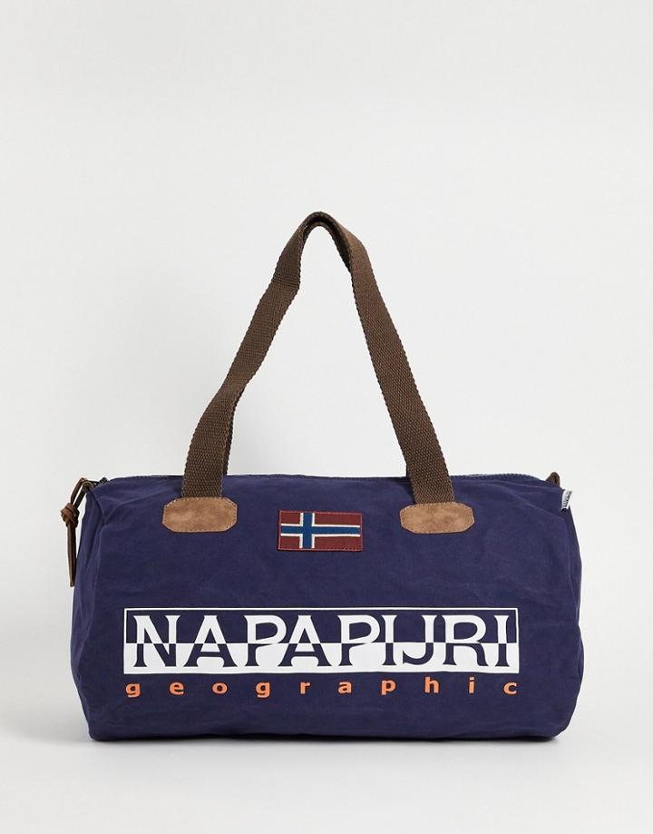 Napapijri Bering Small Duffle Bag In Navy-blues