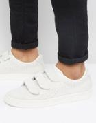 Puma Basket Velcro Soft Premium Sneakers In White 36318502 - White