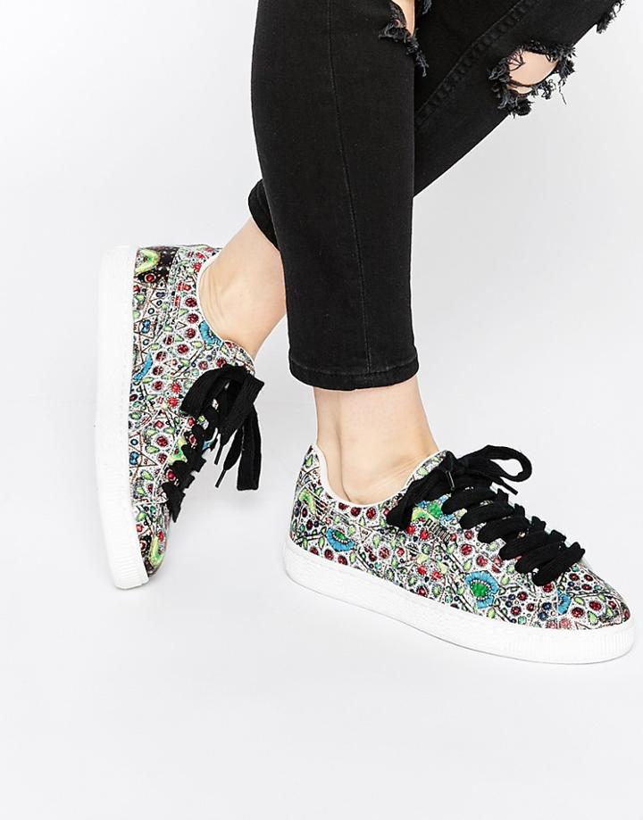 Puma States X Swash Toucan Print Basket Sneakers - Toucan Print