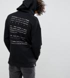 Puma Organic Cotton Hoodie With Back Print In Black Exclusive To Asos - Black
