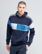 Adidas Originals Camo Hoodie In Blue Ay8286 - Blue