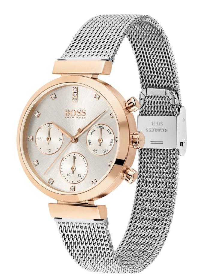 Boss Flawless Mesh Watch 1502551-silver