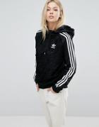 Adidas Originals Faux Fur Hoodie - Black