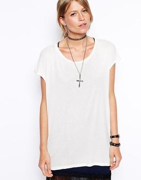 Asos Slouchy Rib Tank Top - White