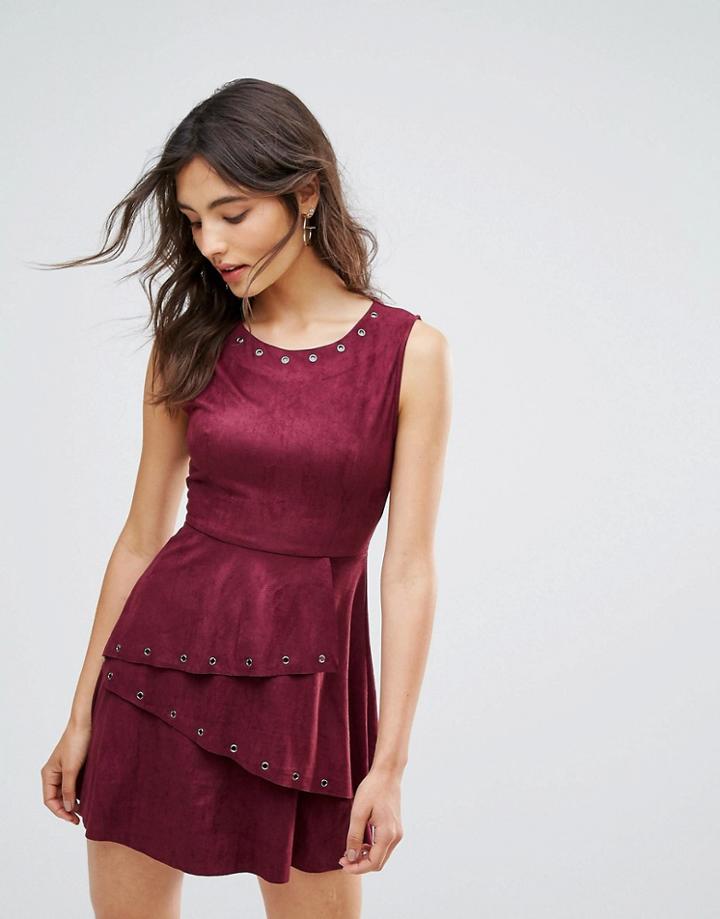 Oeuvre Skater Dress - Red