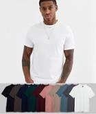 Asos Design 10 Pack T-shirt With Crew Neck Save