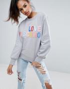 Love Moschino Sweater - Gray