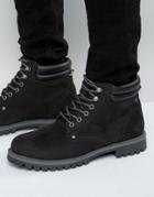 Jack & Jones Stoke Suede Boots In Black - Black