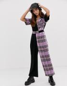 Collusion Mixed Print Jumpsuit - Multi