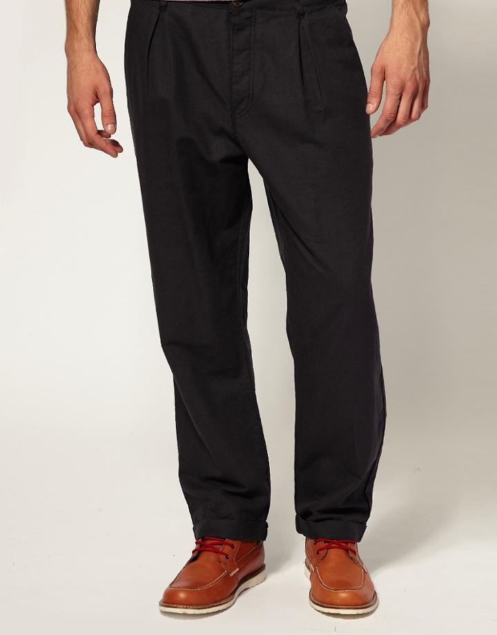 Asos Pleated Chino - Black
