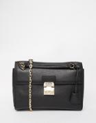 Love Moschino Leather Shoulder Bag - Black