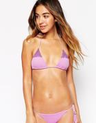 Blue Life Desert Sun Triangle Bikini Top - Willow