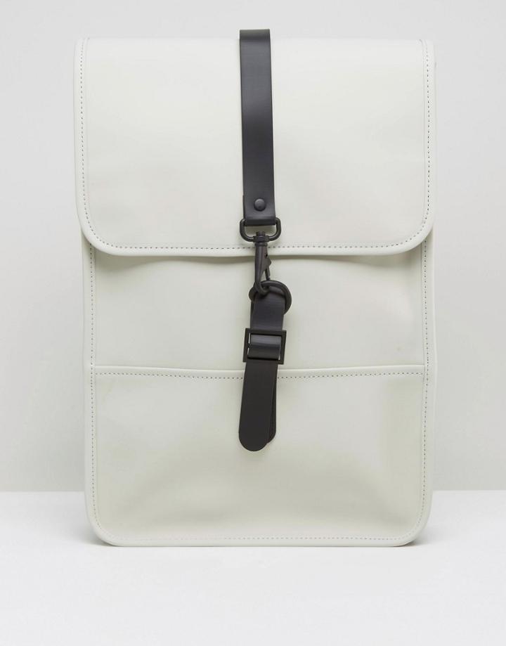 Rains Mini Backpack - White