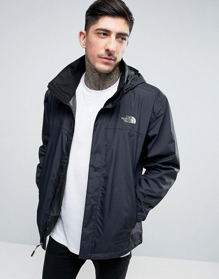 The North Face Resolve 2 Jacket Stoweaway Hood In Black - Black