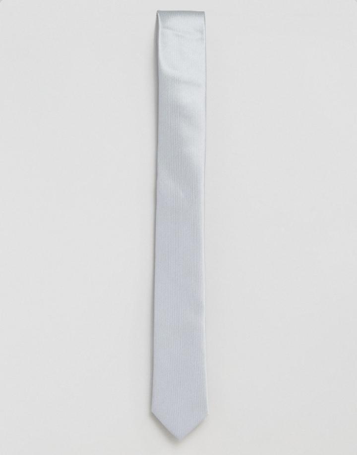 Devils Advocate Tie In Silver - Gray