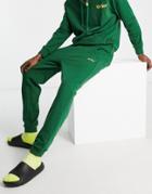 Kickers Core Logo Embroidered Sweatpants In Green