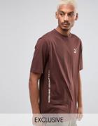 Puma T-shirt In Brown Exclusive To Asos - Brown