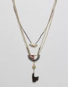 Pieces Pucca Stacking Necklace - Gold