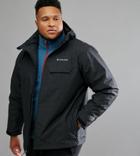 Columbia Plus Huntsville Peak Jacket Insulated Waterproof Hooded In Black - Black