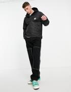 Carhartt Wip Nimbus Pullover Jacket In Black Reflective Print