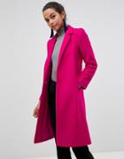 Helene Berman College Coat In Wool Blend - Pink