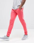 Asos Super Skinny Joggers In Pink Marl - Pink